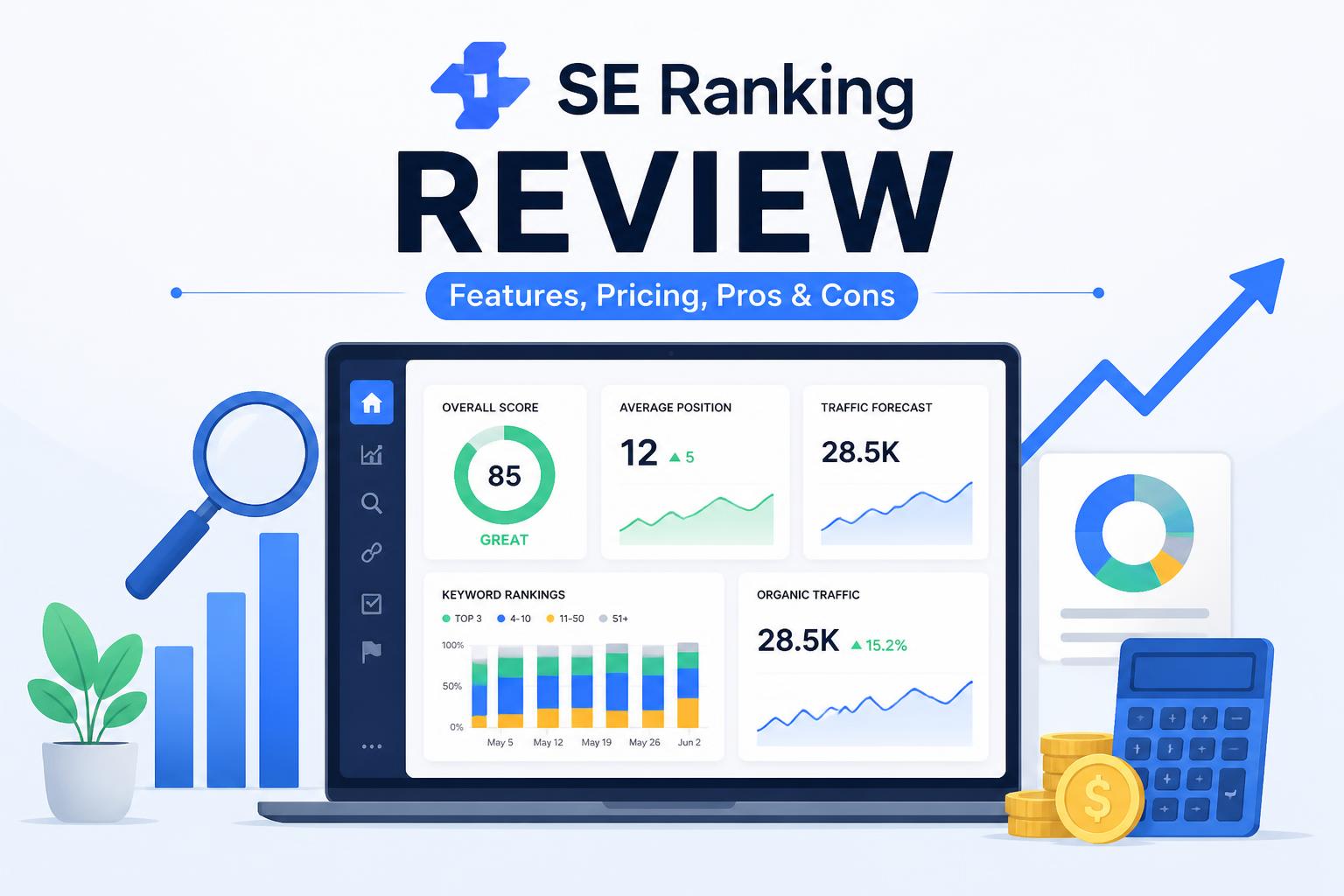 SE Ranking Review Featured Image