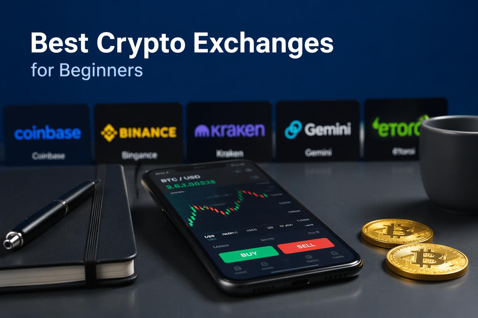 Best Crypto Exchanges for Beginners Featured Image