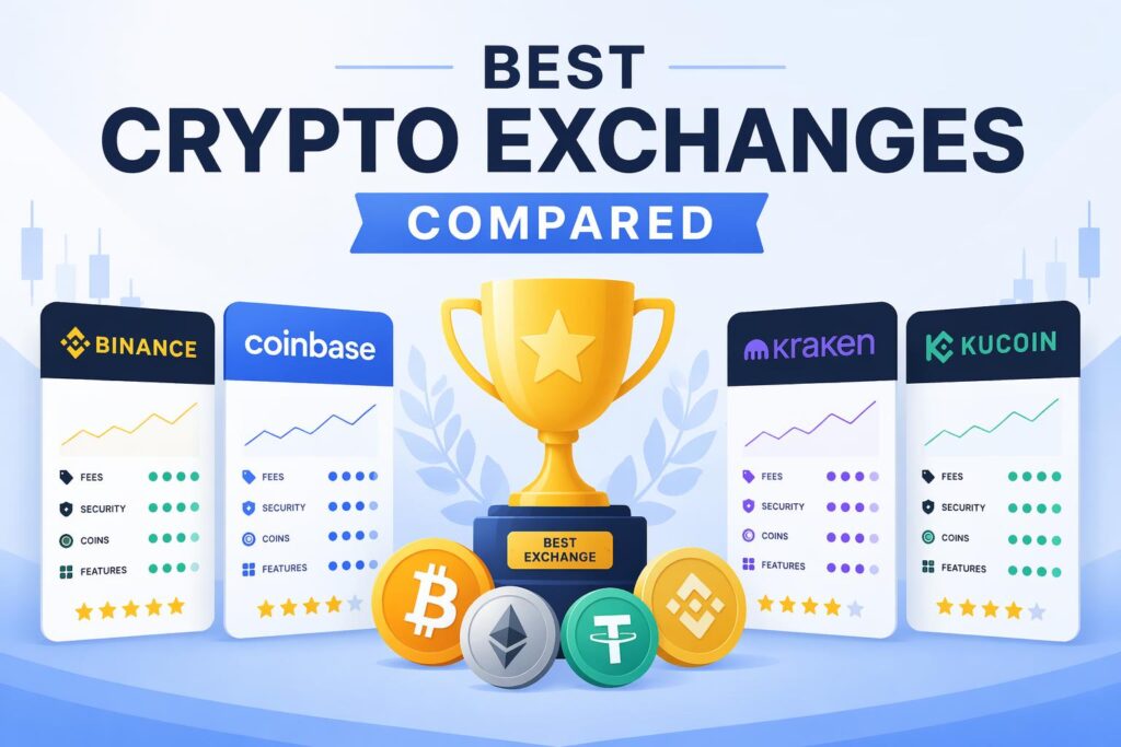 Best Crypto Exchanges Compared — Featured Image