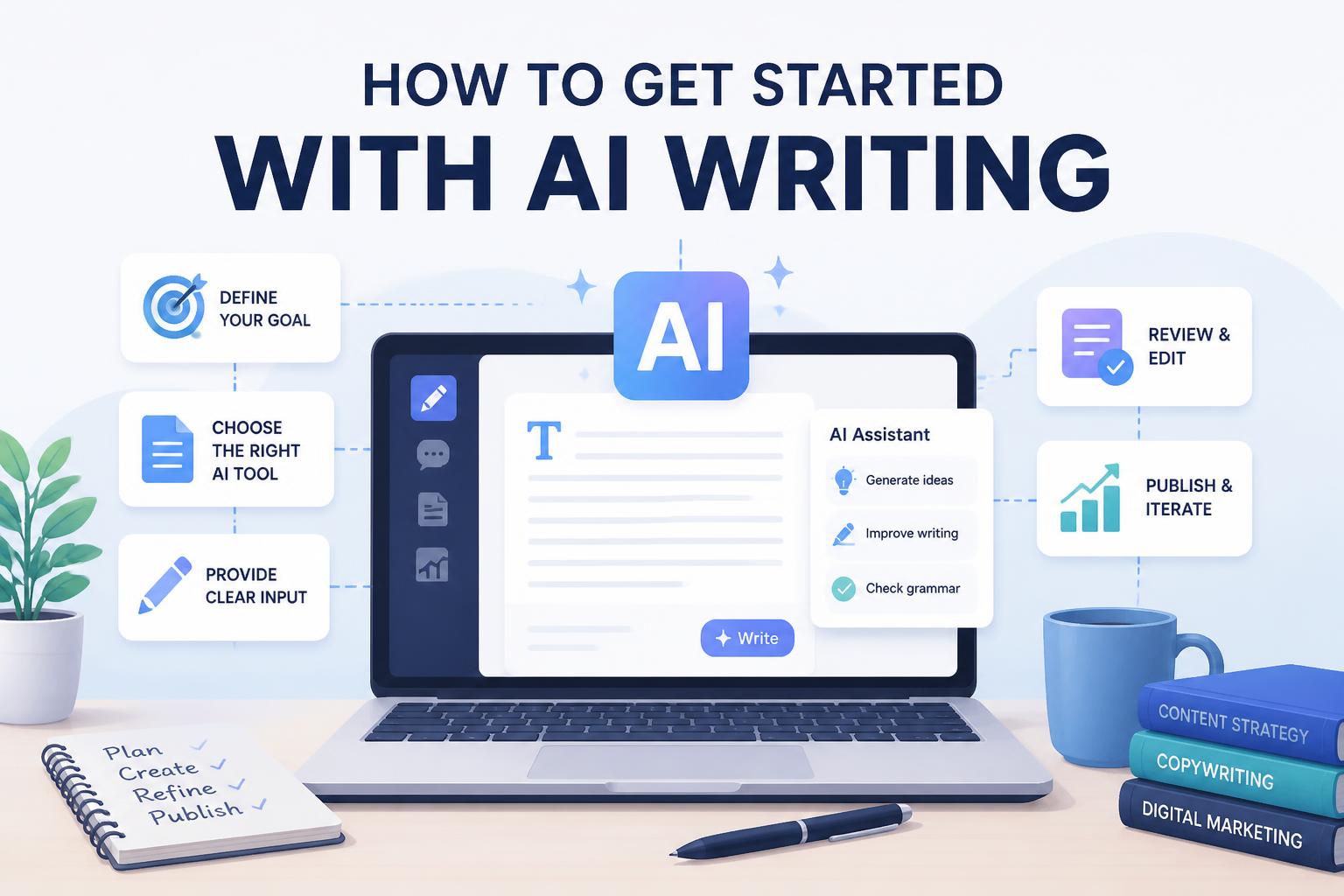 How to Get Started with AI Writing Featured Image