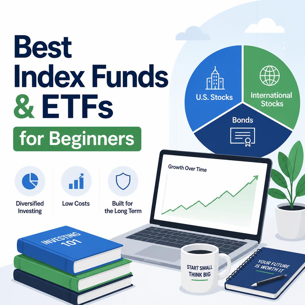 Best Index Funds & ETFs for Beginners — Featured Image