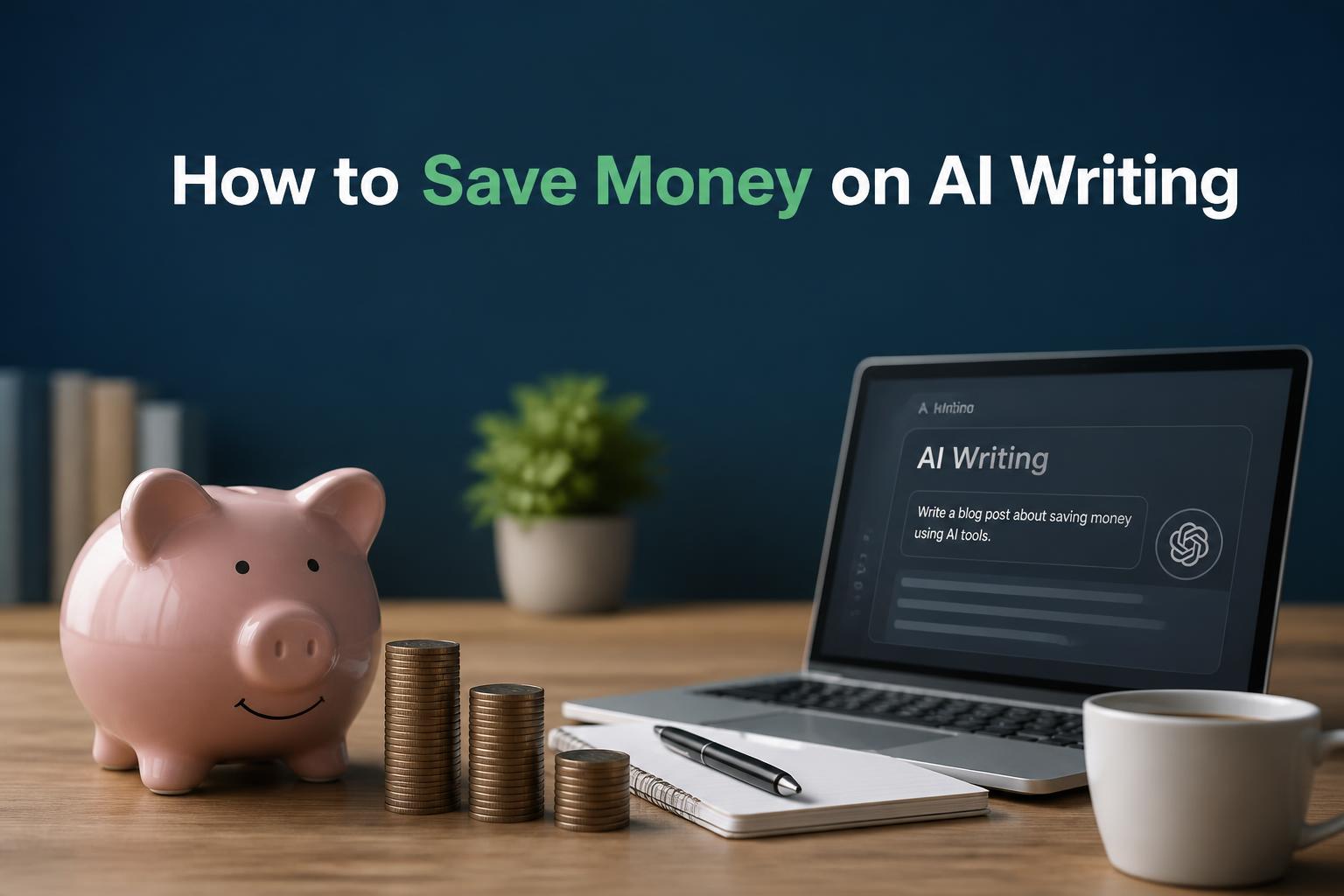 How to Save Money on AI Writing Featured Image