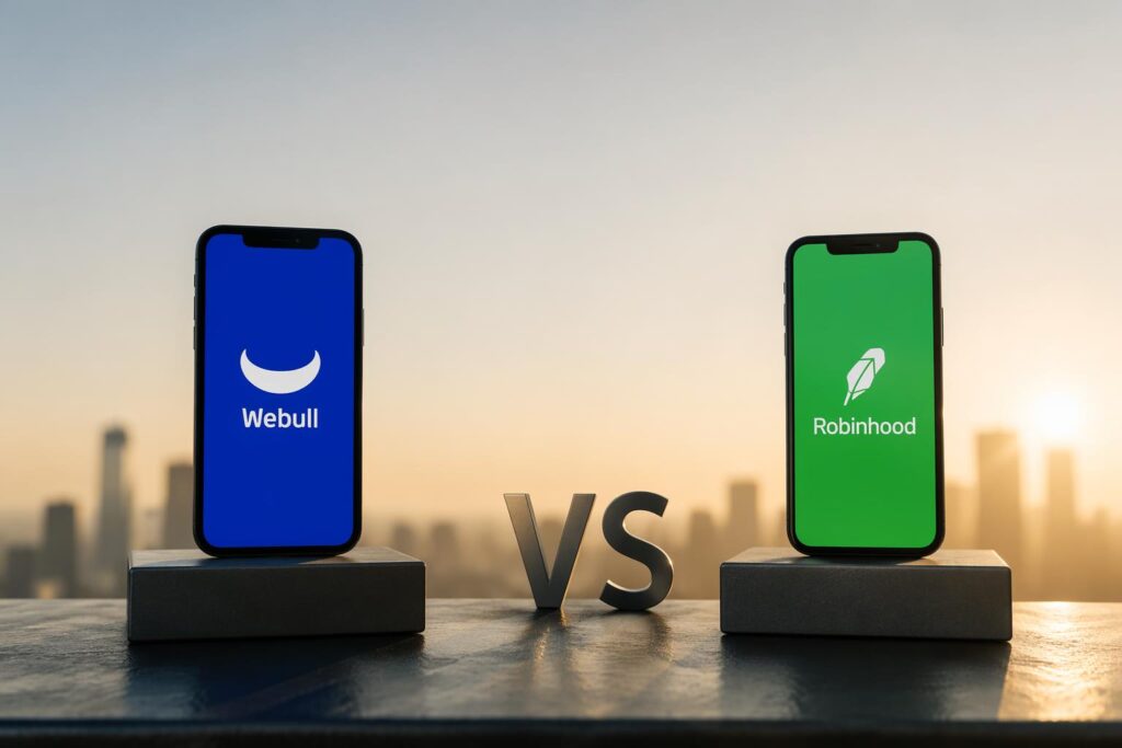 Webull vs Robinhood — Featured Image