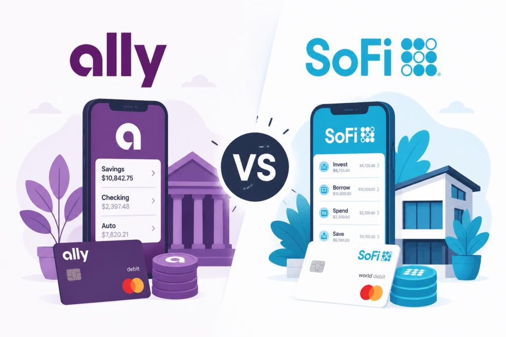 Ally vs SoFi — Featured Image