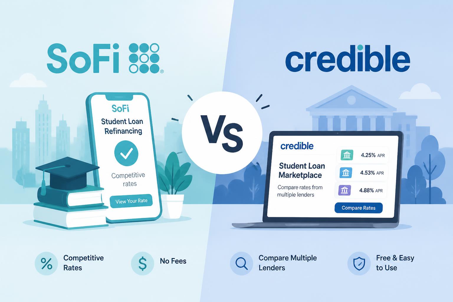 SoFi vs Credible Featured Image