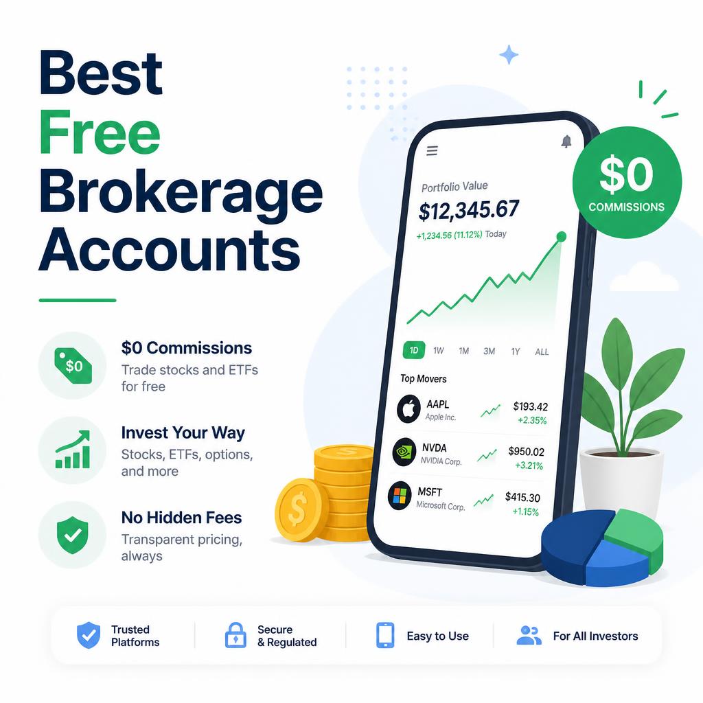 Best Free Brokerage Accounts Best Free Brokerage Accounts — Featured Image