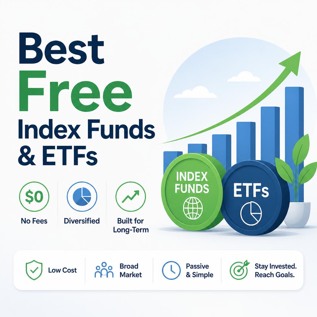 Best Free Index Funds & ETFs — Featured Image