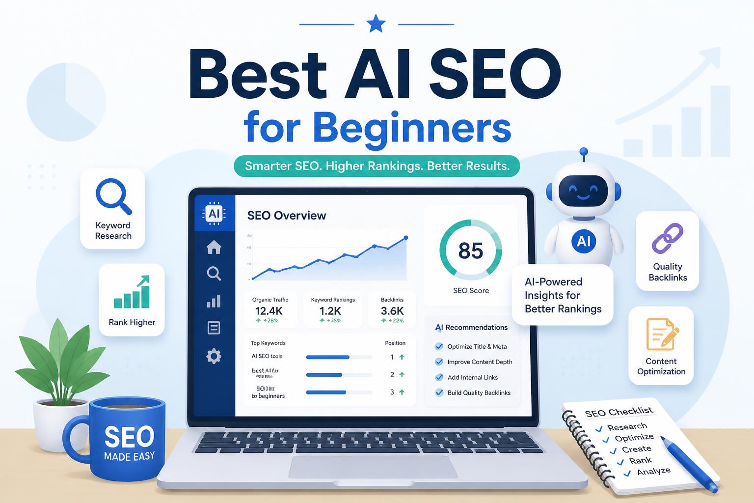 Best AI SEO for Beginners Featured Image