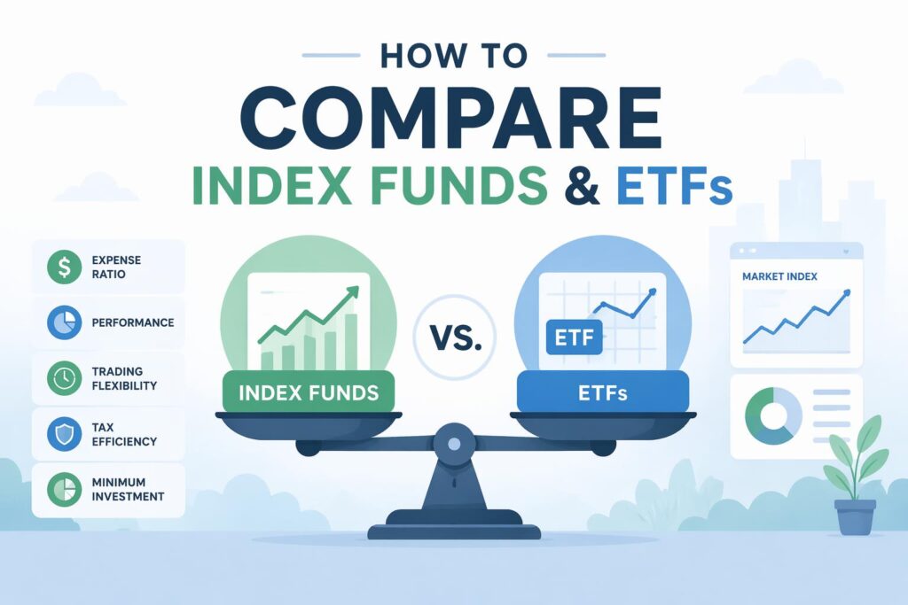 How to Compare Index Funds & ETFs — Featured Image