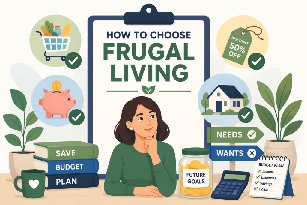 How to Choose Frugal Living — Featured Image