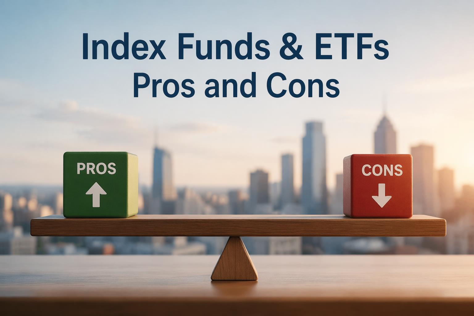 Index Funds & ETFs Pros and Cons — Featured Image