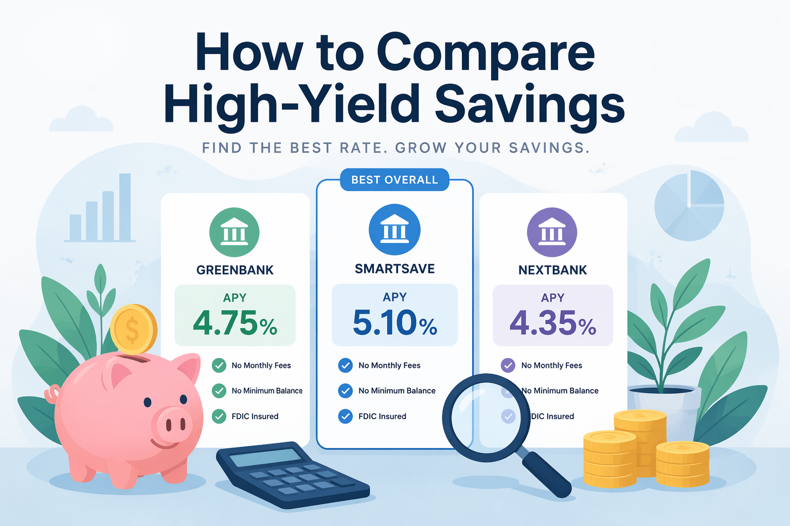How to Compare High-Yield Savings Featured Image